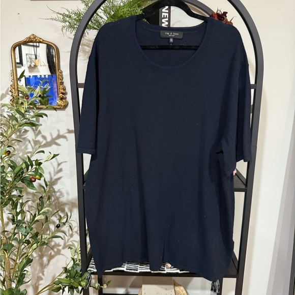 rag & bone Tops - Rag & Bone Black Oversized Short Sleeve T-Shirt size xxl